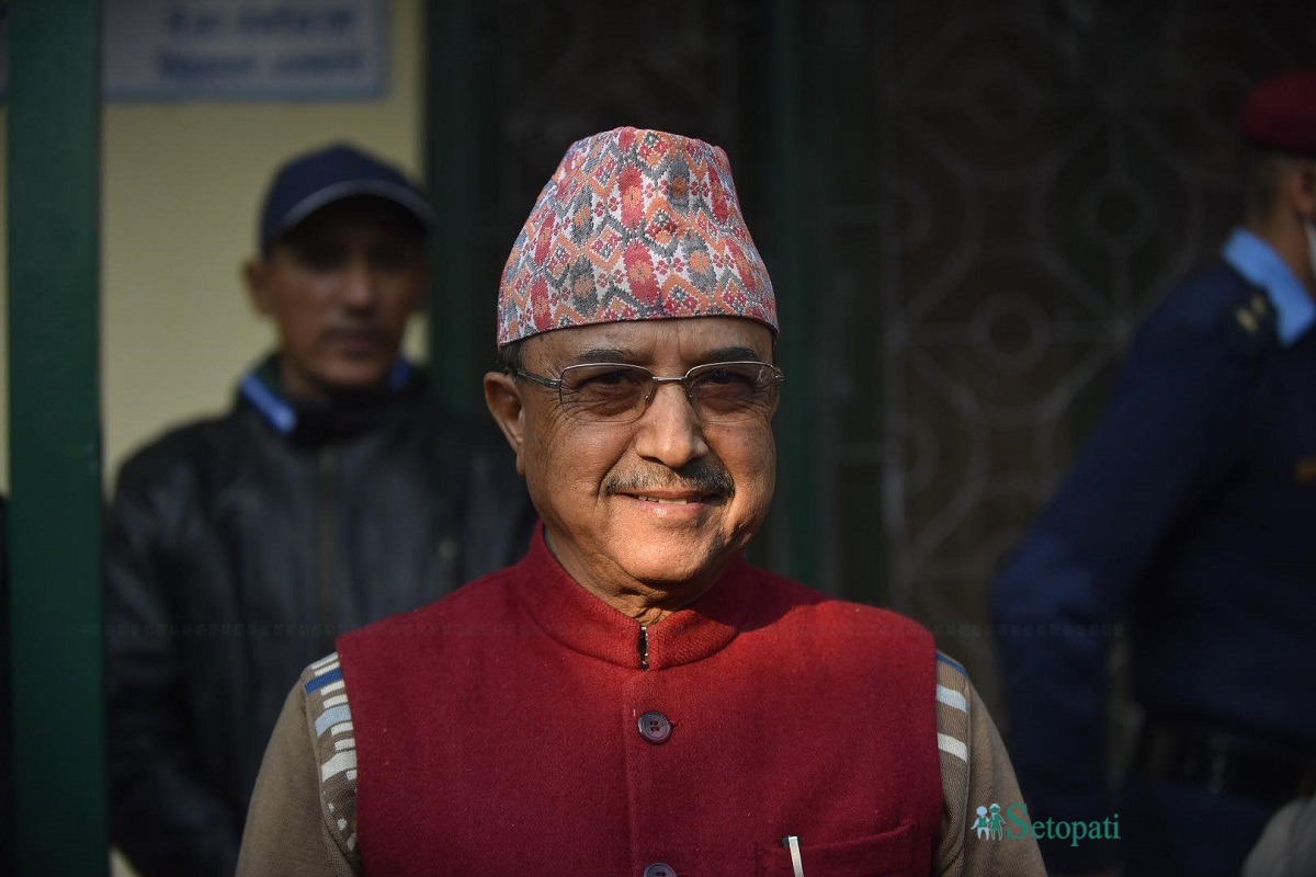 उपप्रधान तथा रक्षामन्त्री पूर्णबहादुर खड्का। फाइल तस्बिर।